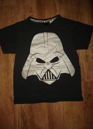 Футболка h&m на 4-6 років, 100% коттон "зоряні війни"