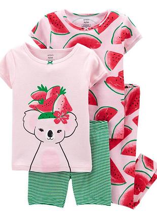 Комплект піжам 4-piece koala 100% snug fit cotton pjs 2т