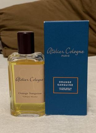 Парфюмированная вода atelier cologne orange sanguine