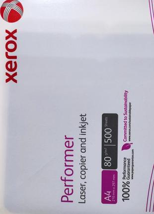 Xerox performer офисная бумага а42 фото