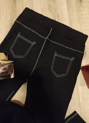 Стретчевые джинсы лосины4 фото