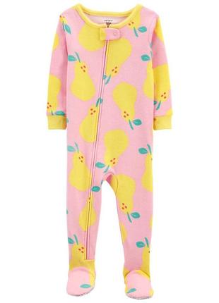 Сліп 1-piece pear 100% snug fit cotton footie pjs 2t