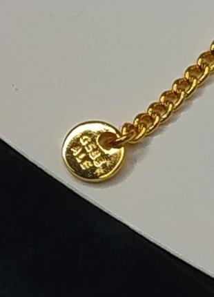 Цепочка пандора серебро 925 проба ale пломба бирка цвет золото классический...