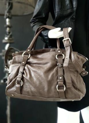 Minelli. крупная сумка из натуральной кожи.