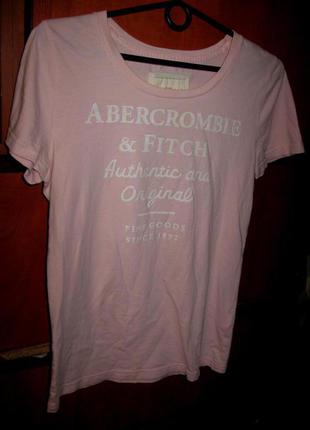 Футболка с принтом нежно-розовая