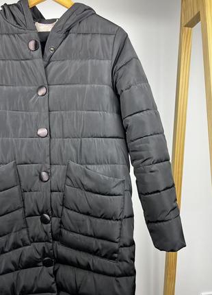 Пуховик на синтепоне, переходное пальто, удлиненная куртка4 фото