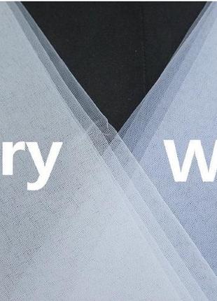 Фата классическая обрезная 2 слоя.