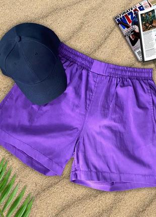 Плавки мужские шорты для купания фиолетового цвета | мужсие плавательные шорты пляжные фиолетовые2 фото