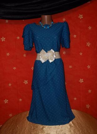 Шикарное нарядное платье в ретро стиле