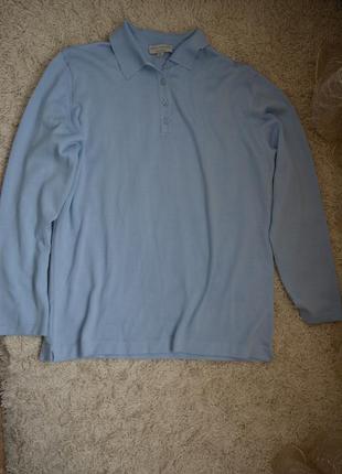 Теплий тонкий натуральний светр поло з довгими рукавами, 100% вовна мериносу