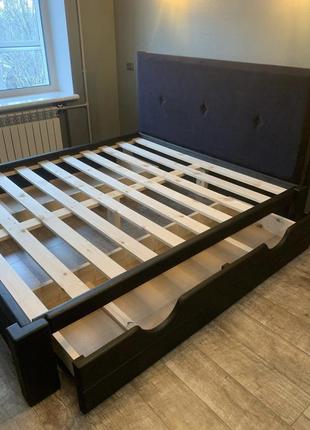 Двуспальная кровать из дерева2 фото