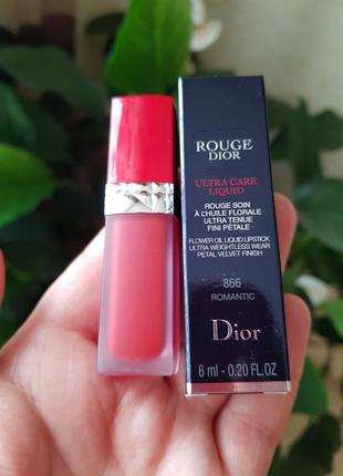 Жидкая помада для губ с цветочным маслом rouge dior ultra care liquid2 фото