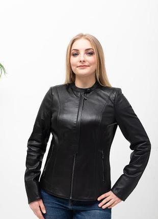 Универсальная классическая кожаная курточка