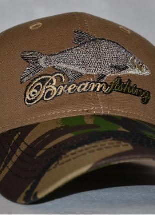 Кепка рыбака "лящ", цвет: черный/камуфляж