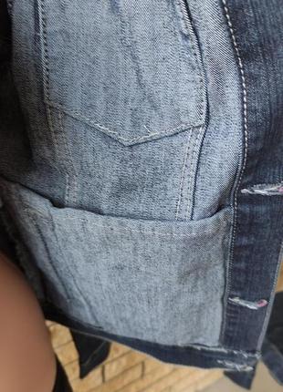 Куртка унісекс (жіноча, підліткова) джинсова стрейчева на гудзиках differ, туреччина4 фото