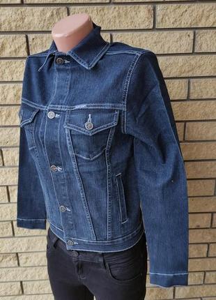 Куртка унісекс (жіноча, підліткова) джинсова стрейчева на гудзиках differ, туреччина7 фото