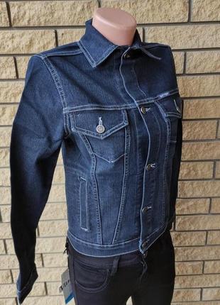 Куртка унісекс (жіноча, підліткова) джинсова стрейчева на гудзиках differ, туреччина3 фото