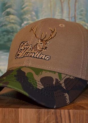 Кепка "полювання на оленів.", колір: пісочний/камуфляж