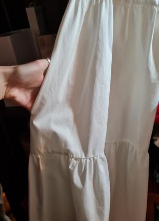 Хлопковое летнее платье zara 9