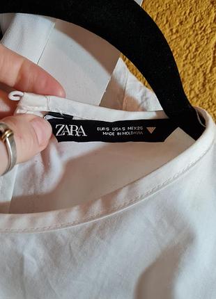 Хлопковое летнее платье zara 7