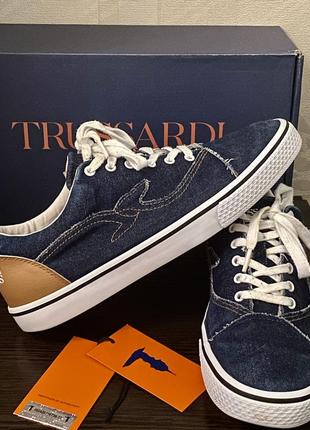 Trussardi jeans италия оригинал шикарные кеды