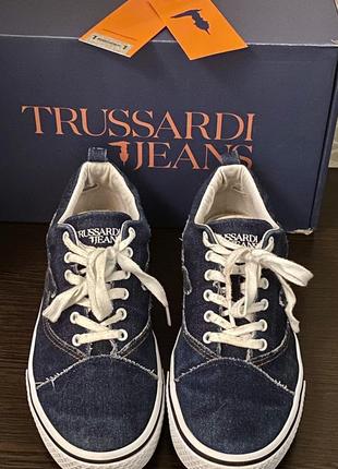 Trussardi jeans италия оригинал шикарные кеды7 фото