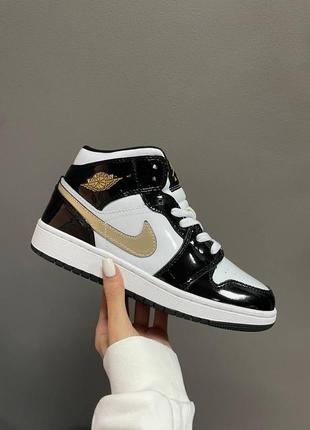 Nike air jordan patent жіночі кросівки