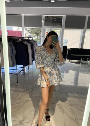 Комбинезон платье хлопковый