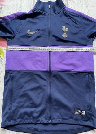 Крутая кофта для спорта олимпийка спортивная кофта tottenham hotspur nike dri-fit размер 11-13лет6 фото