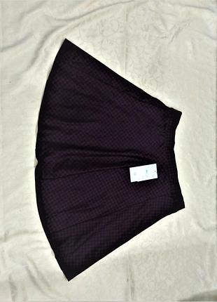 Женская качественная,бордово-черная юбка,yessica ca,германия