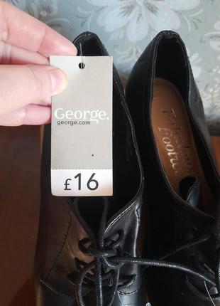 Новые классные туфли от бренда george оригинал.2 фото