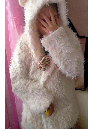 Кофта  шубка кардиган с ушками