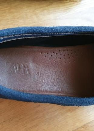 Мокасини туфлі шкільні zara 31 20 см замша clarks primigi7 фото