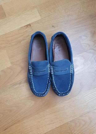 Мокасини туфлі шкільні zara 31 20 см замша clarks primigi2 фото