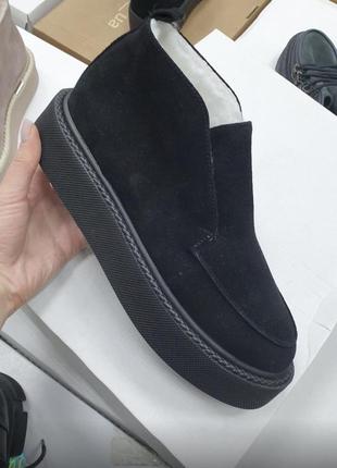 Дуже стильні черевики з натуральної замші!!