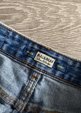 🔝стильні лахміттях короткі джинсові шорти 38/м pull&bear5 фото