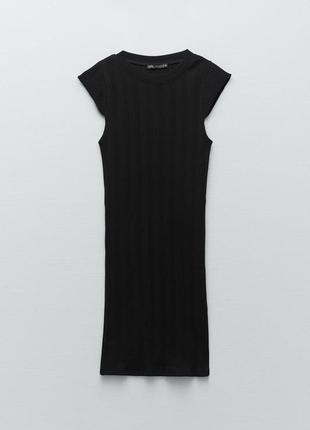 Платье платье zara черное короткое