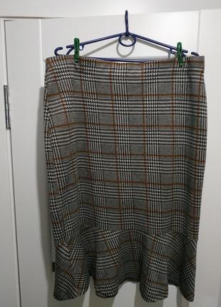 Трикотажная женская юбка р. 16