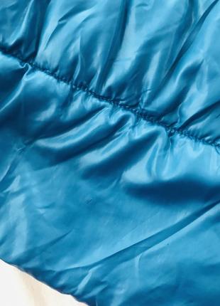 Крута яскрава брендовий жіночна куртка кольору морської хвилі 🌊10 фото
