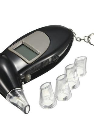 Персональный алкотестер с мундштуками digital breath alcohol tester