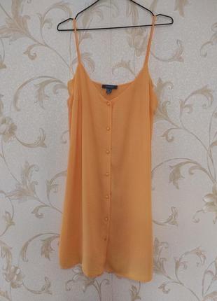 Желтое летнее платье primark, 16/xl