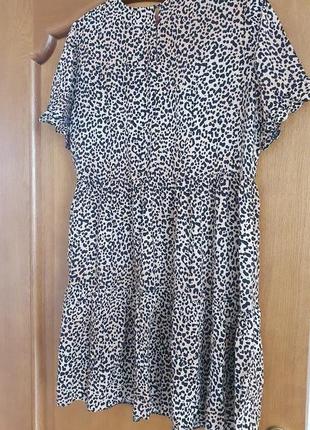 Леопардовое платье new look р 163 фото