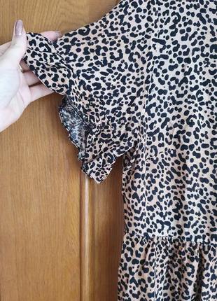 Леопардовое платье new look р 164 фото