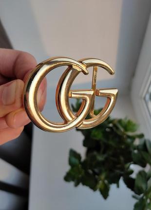 Пряжка до ременя gucci marmot gold gg