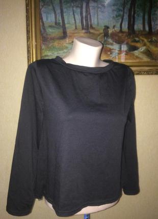 Черная блуза спина кружево3 фото