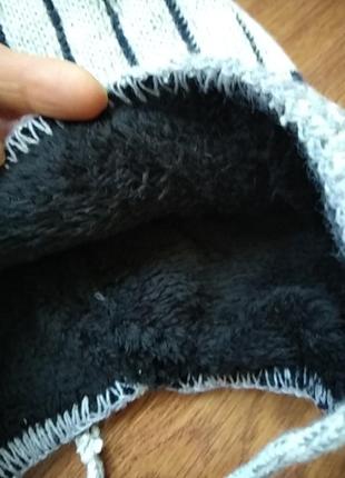 Набор зимний шапка шарф перчатки2 фото