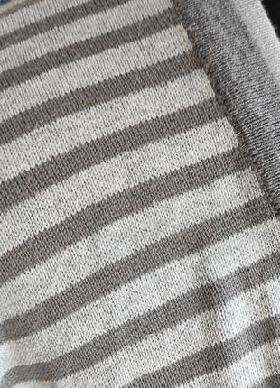 Кардиган свитер мужской на пуговицы серый в полоску от we хлопок6 фото