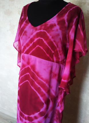 Классное платье в лиловый тонах размер 44-462 фото