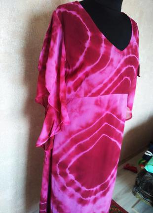 Классное платье в лиловый тонах размер 44-463 фото
