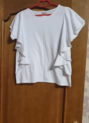 Біла бавовняна футболка pimkie